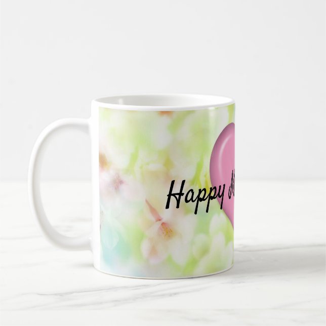 Mother’s Day Design Floral Elegant Mug (Left)