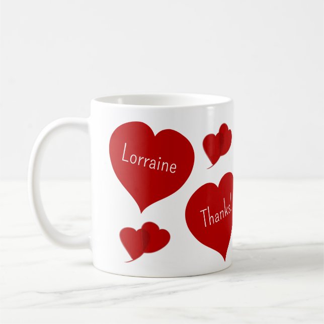 Mother’s Day Hearts Mug (Left)