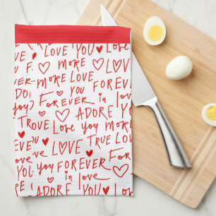 Mother’s Day Line Art Pillow – Mum & Child Love  Tea Towel