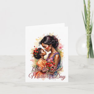Mother’s Day Love Art in Watercolor Style Card