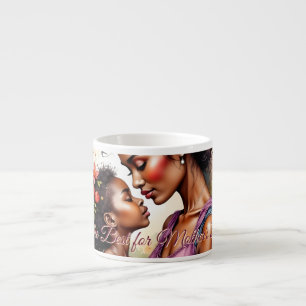Mother’s Day Love Art in Watercolor Style Espresso Cup