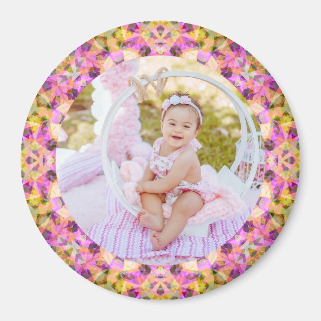 Mother’s Day Mom Mommy Baby Girl Child Photo Gift  Magnet (Front)