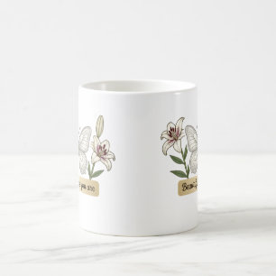Mother’s Day - Mom's Say - Butterfly Floral Coffee Mug