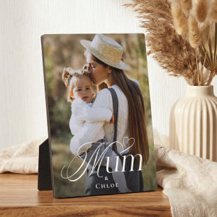 Mother’s Day Mum & Baby Personalised Photo Gift Plaque