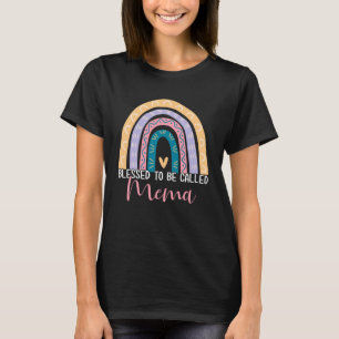 Mother s Day Mum Grandma Blessed To Be Called Mema T-Shirt