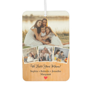 Mother’s Day Personalised Photo Keepsake For Mum Car Air Freshener