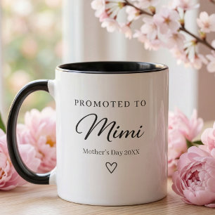 Mother’s Day Pregnancy Reveal Gift for Mimi Mug