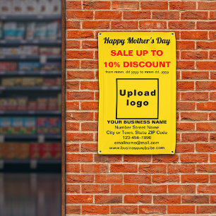 Mother’s Day Sale Business Yellow 2.5’ x 4’ Banner