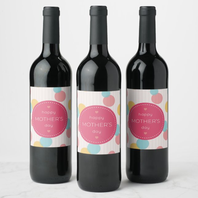 Mother’s Day Wine Label (Bottles)
