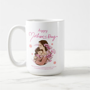 "Mother’s Embrace – Happy Mother’s Day Art" Coffee Mug