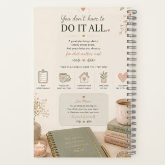 Mother’s Planner Notebook