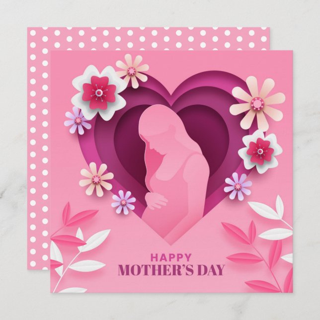 Mother’s To Be Mother’s Day Card (Front/Back)