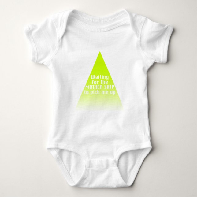 Mother Ship Baby Bodysuit (Front)