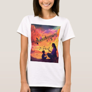 Mother singing to her young son T-Shirt