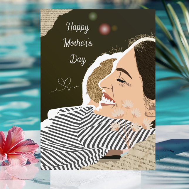 Mother & Son Happy Mother's Day Greeeting Card (Creator Uploaded)