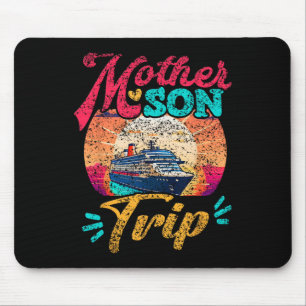 Mother Son Trip Matching Mum Mother's Day Sons Mot Mouse Pad