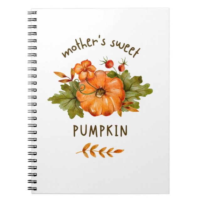 Mother sweet pumpkin notebook (Front)