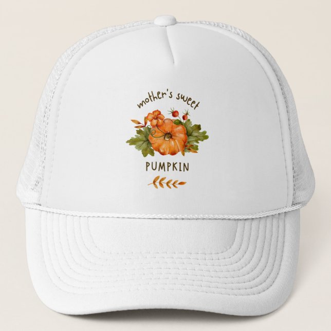 Mother sweet pumpkin trucker cap (Front)