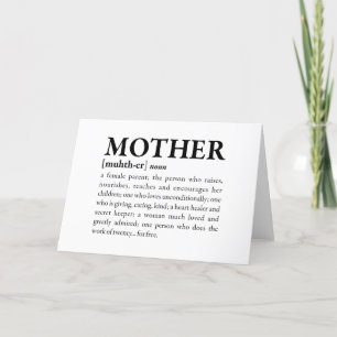 Mother Thank You Card