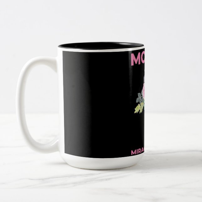 Mother The Miracle Worker Two-Tone Coffee Mug (Left)