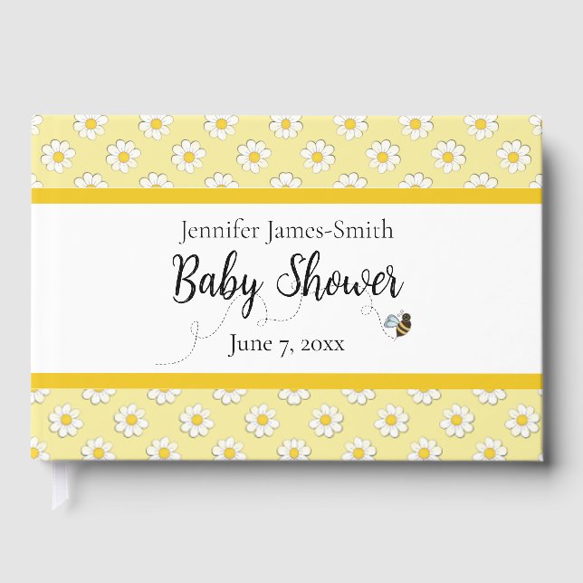 Mother-to-Bee Baby Shower Guest Book (Front)