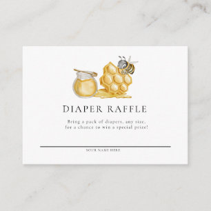 Mother to bee diapier raffle Enclosure Card