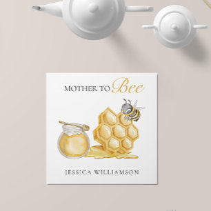 Mother to bee gender neutral minimal baby shower  napkin