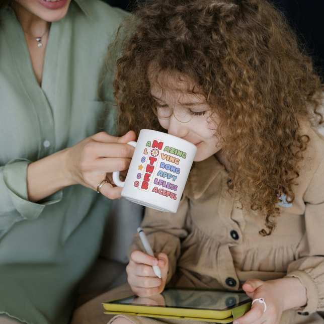 Mother  Two-Tone coffee mug ( Amazing gift for an amazing mom)