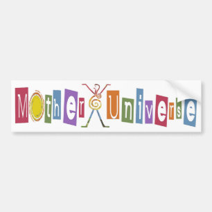 Mother Universe Rainbow Bumper Sticker