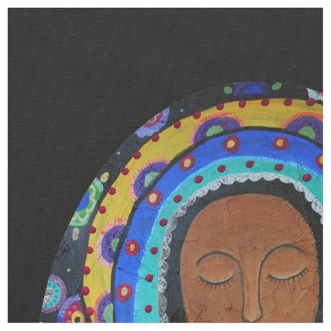 Mother Virgin Guadalupe Fabric (Close Up)