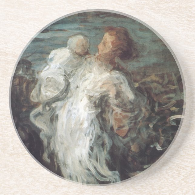 “Mother with Child” coaster (Front)