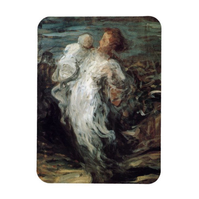 “Mother with Child” magnet (Vertical)