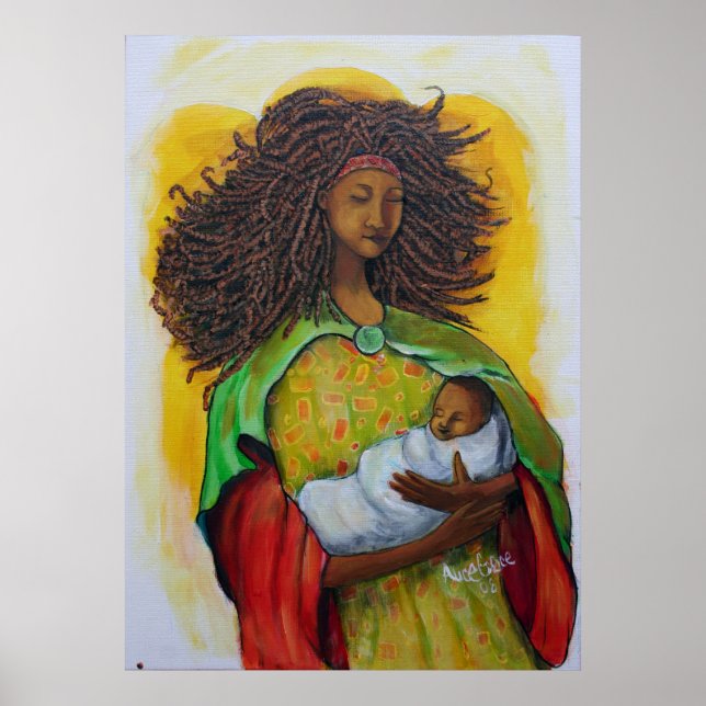 Mother with Child Poster (Front)