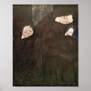 Mother With Children - Gustav Klimt Poster