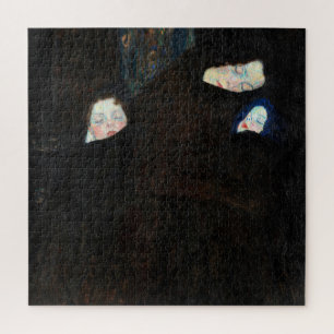 Mother with Two Children, Family by Gustav Klimt Jigsaw Puzzle