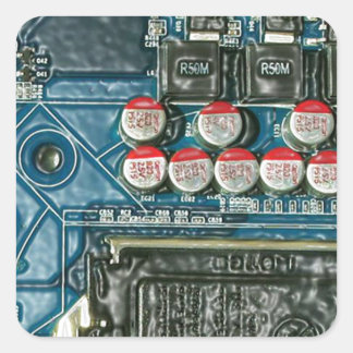 Motherboard Art.jpg Square Sticker