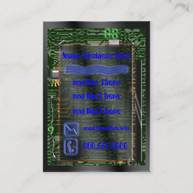 motherboard business card (Front)