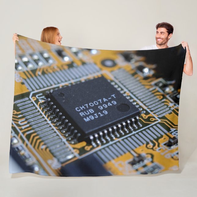 MOTHERBOARD FLEECE BLANKET (In Situ)