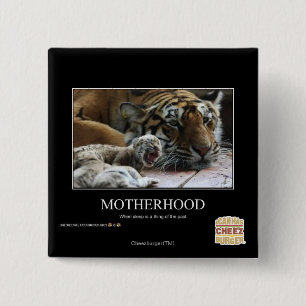 Motherhood 15 Cm Square Badge