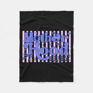 Motherhood Coquette Bow Some Days Rock Mothers Day Fleece Blanket