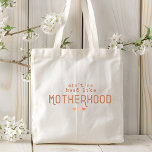 Motherhood Funny Modern Typography Mum Mother Tote Bag<br><div class="desc">Motherhood Simple Modern Typography Mum Mother Large Tote Bags features the text "Ain't no hood like Motherhood" in simple trendy modern typography accented with cute love hearts. Perfect for mum for Mother's Day,  birthday,  Christmas and more. Designed by ©Evco Studio www.zazzle.com/store/evcostudio</div>
