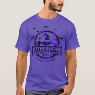 Motherhood Just A Bunch Of Personalised Gift Mothe T-Shirt
