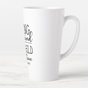 Motherhood One Child At A Time Latte Mug