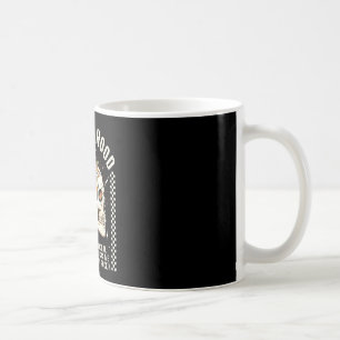 Motherhood social club skull mum floral retro coffee mug
