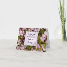 Motherless Mother's Day Card - Quick. Note