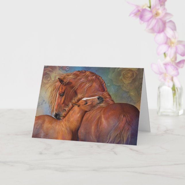 MotherLove Blank Card  (Orchid)