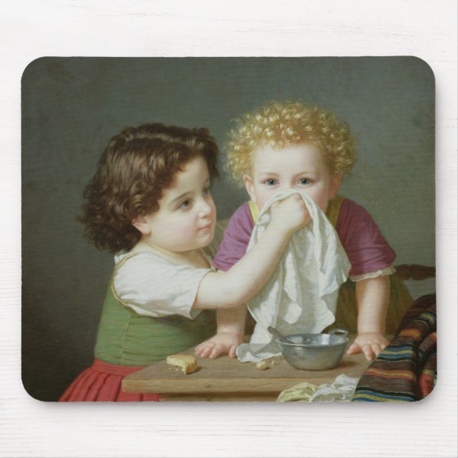 Motherly Instinct, 1872 Mouse Pad (Front)