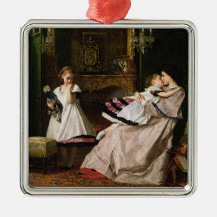 Motherly Love Metal Tree Decoration