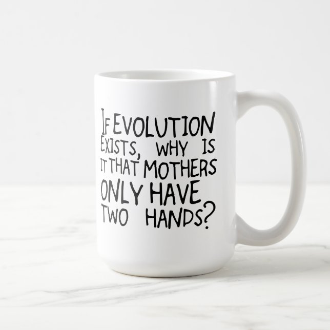 Mothers and Evolution Coffee Mug (Right)