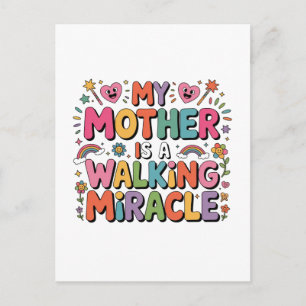 Mothers Are Angels Who Lift Us When Our Wings Postcard